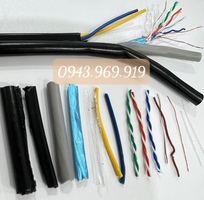 3 Cáp mạng liền nguồn Cat6A FTP   2C lõi đồng ngoài trời ACT- 6ALAN2C-305BK Ancomteck