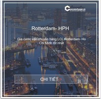 Giá Cước Vận Chuyển Hàng Lẻ Từ Rotterdam Về Việt Nam