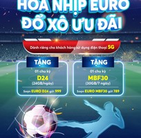 MobiFone khuyến mãi   Data nét căng, hòa nhịp bóng lăn cùng Euro