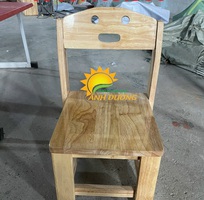 4 Ghế gỗ mầm non dành cho nhà trẻ, mẫu giáo