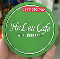 6 Xưởng sản xuất đế lót cốc quán cafe,nhà hàng in logo thương hiệu giá rẻ