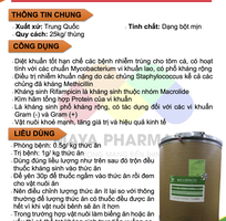 Rifampicin 98   Nguyên liệu sản xuất thủy sản, thú y