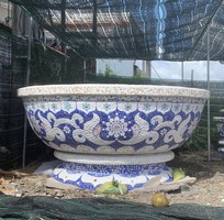 1 Cơ sở chậu hoa Thế Sơn - chậu hoa dán sành sứ - chậu khảm sành - cẩn miễng afaf gs