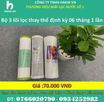 3 Máy lọc nước bảo hành 05 năm chi phí thay lõi cực rẻ chỉ 70.000 cho 3 quả lọc thô