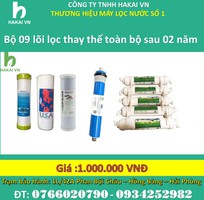 Máy lọc nước bảo hành 05 năm chi phí thay lõi cực rẻ chỉ 70.000 cho 3 quả lọc thô