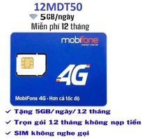 4 Sim 4G - 5G Mobifone Hà Nội