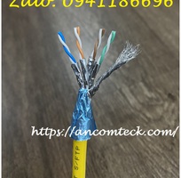 12 Annam chuyên phân phối cáp mạng Cat7/Cat8 lõi lụa, cáp chống nhiễu Cat6A FTP- UTP Ancomteck, commsco