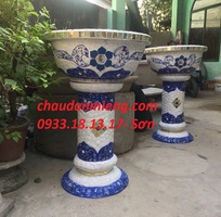 17 Cơ sở chậu hoa Thế Sơn - chậu hoa dán sành sứ - chậu khảm sành - cẩn miễng