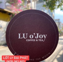 1 Xưởng mua bán đế lót ly in logo thương hiệu giá rẻ, làm lót cốc quán cafe theo yêu cầu