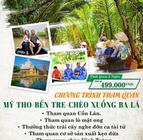 Tour Mỹ Tho - Bến Tre - Chèo Xuồng Ba Lá 1 Ngày Chỉ 499k