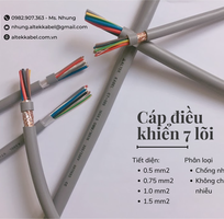 Cáp điều khiển 7 core Altek Kabel lõi đồng mềm