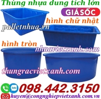Thùng nhựa dung tích lớn