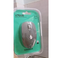 13 Chuột ko dây Simetech V7100B đa năng, dùng Bluetooth v5.0, Wireless 2.4GHz, Pin sạc