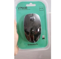 14 Chuột ko dây Simetech V7100B đa năng, dùng Bluetooth v5.0, Wireless 2.4GHz, Pin sạc