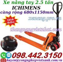 1 Xe nâng tay 2500kg càng rộng XT680-1150-2.5T ICHIMENS