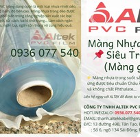 1 Màng nhựa PVC dẻo Trong suốt khổ rộng - Altek PVC Film tại Hồ Chí Minh, Hà Nội