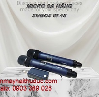 1 Micro không dây SuBos W-15 bộ 2 tay chính hãng bán chỉ có 950K