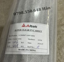 2 Màng PVC dẻo trong suốt quy cách 0.2mm