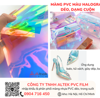 Nhựa pvc dẻo trong suốt, nhiều màu, halogram sẵn kho Hà Nội, Hồ Chí Minh