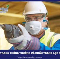 Sự khác biệt giữa khẩu trang thông thường và Khẩu trang lọc bụi 3M