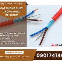 3 Cáp tín hiệu chống cháy, chống nhiễu 2x1.0mm2 hãng Altek Kabel Đức