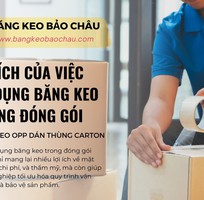 Lợi ích của việc sử dụng băng keo trong đóng gói