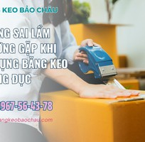 Những sai lầm thường gặp khi sử dụng băng keo trong đục và giải pháp khắc phục