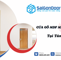 Cung cấp cửa gỗ MDF Melamine tại Tân Phú