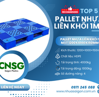 TOP 5 pallet nhựa liền khối 1m2 được sử dụng nhiều nhất năm 2024