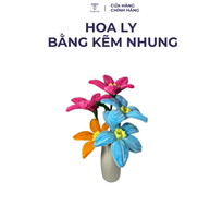 Hoa ly bằng kẽm nhung Thetis Store