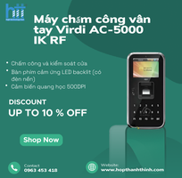 Máy Chấm Công Vân Tay Virdi AC-5000 IK RF: Sự Lựa Chọn Hoàn Hảo Cho Doanh Nghiệp Của Bạn  