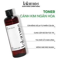 2 Toner Lalamos cánh kim ngân hoa dưỡng ẩm và se khít lỗ chân lông 250ml