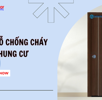 Lợi ích khi dùng cửa gỗ chống cháy cho chung cư