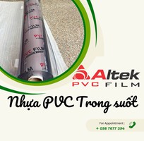 Màng nhựa pvc trong suốt không phun bột 0.15mm