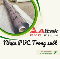 1 Màng nhựa pvc trong suốt không phun bột 0.15mm