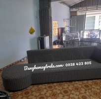 1 Ghế sofa mây nhựa uốn cong