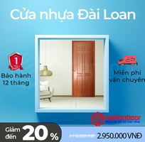 1 Săn ngay ưu đãi lớn : Cửa nhựa giả gỗ Đài Loan giảm giá sốc