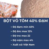 Bột Vỏ Tôm 40 Đạm   Chất Lượng Đỉnh Cao Từ Việt Nam