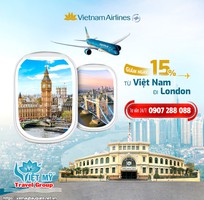 Chỉ từ 26.163.000 VND/khứ hồi bay đến nước Anh