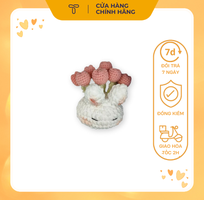 Chậu Len hoa TuLip hình Thỏ đáng yêu Handmade THETIS STORE