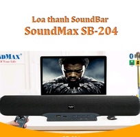 3 Loa thanh SoundMax SB-204/2.0 bluetooth 5.0 âm thanh cực hay