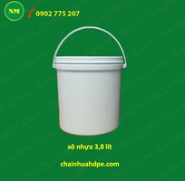 1 Xô nhựa 20l chống thấm đựng hóa chất