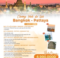 6 Tour Bangkok - Pattaya trọn gói 5N4D chỉ 4.990k