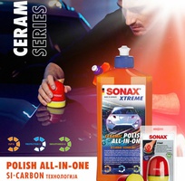 2 Kem đánh bóng, xoá xước, phủ ceramic bảo vệ Sonax Xtreme Ceramic All In One 500ml