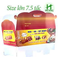 Thùng heo quay in sẵn, mâm đựng heo quay đủ size Hpacking