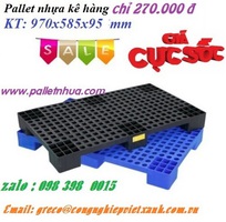 Pallet nhựa kê hàng nặng