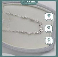 1 Lắc tay bạc nữ Lustre, Vòng tay hoa nhí nữ tính