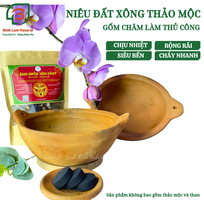 5 Thảo mộc xông nhà và bếp xông thảo mộc gốm