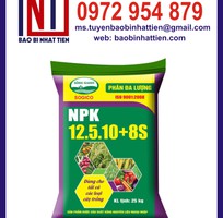 Sản xuất bao bì phân bón NPK bền đẹp giá tốt tại TP.HCM