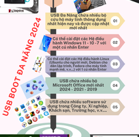 1 USB BOOT Đa Năng 2024 - Cài WIN, Cài LINUX, Cứu hộ máy tính